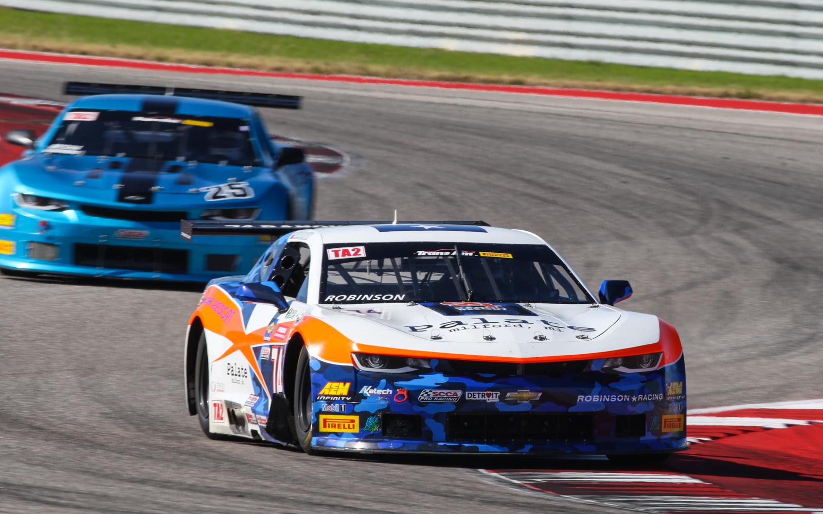 Robinson Overtakes Goikhberg at Finish Line for COTA TA2 Victory 